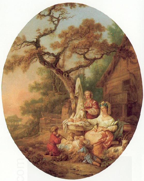 Prince, Jean-Baptiste le A Scene from Russian Life China oil painting art